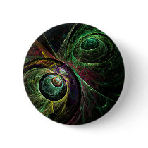 Eye to Eye Abstract Art Button (round)