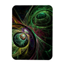 Eye to Eye Abstract Art Premium Magnet