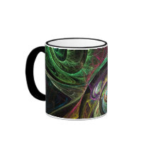 Eye to Eye Abstract Coffee Mug