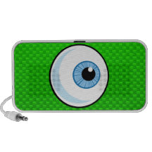 Eyeball; Green iPod Speakers