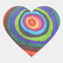 Eyeball Heart Sticker