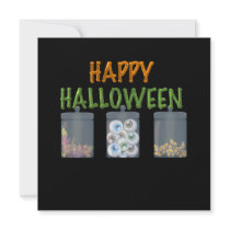 Eyeball Jar Halloween Party Invitation