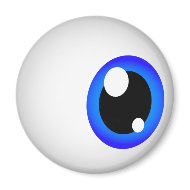Eyeball Magnet (Blue) magnet