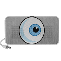 Eyeball; Metal-look Mp3 Speakers