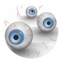 Eyeball Sticker by skategear Eyeball Sticker