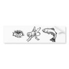 standard_bumpersticker - I fly fish pictograph standard_bumpersticker - I fly fish pictograph
