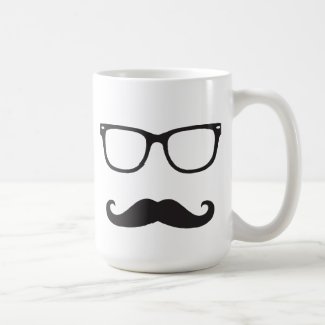 Eyeglasses and Mustache Mug