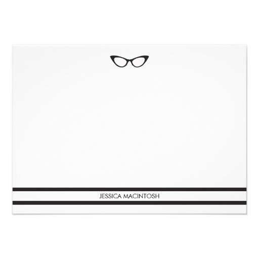 Eyeglasses Note Cards