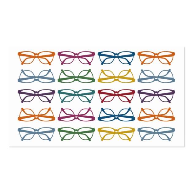 Eyeglasses Optometry Business Cards