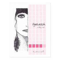EyeLeash Postcard postcards