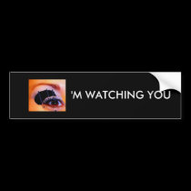 Eye'm watching you bumper stickers