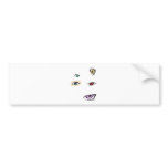 eyes heart bumper stickers