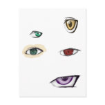 eyes heart post cards