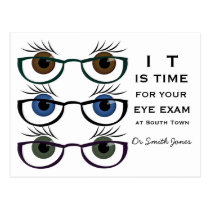 Eyes in Spectacles postcards