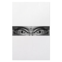 eyes in the nigh B&W Part 1 Stationery Design
