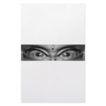 eyes in the nigh B&W Part 1 stationery
