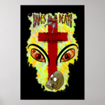 Eyes Like Blazing Fire - Revelation 1:14-18 posters