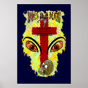Eyes Like Blazing Fire - Revelation 1:14-18 posters