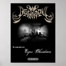 Eyes Obsidian Poster