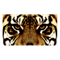 Eyes of a Tiger Business Card Templates