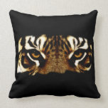 Eyes of a Tiger Throw Pillows