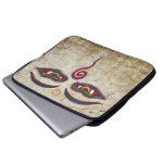 Eyes Of Buddha / Augen der Weisheit Computer Sleeve