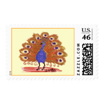 Eyes of India (brown) Postage Stamp