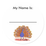 Eyes of India (brown) stickers