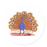 Eyes of India (brown) stickers