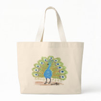 Eyes of India Peacock by Wendy C. Allen Canvas Bags