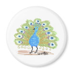 Eyes of India Peacock by Wendy C. Allen Refrigerator Magnets Eyes of India Peacock by Wendy C. Allen Refrigerator Magnets