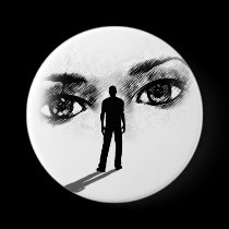 Eyes Of the Goddess Button (round)