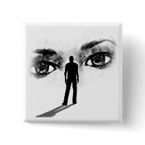 Eyes Of the Goddess Button (Square) by Xen0phage Eyes Of the Goddess Button (Square)