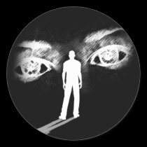 Eyes of the Goddess sticker (black)