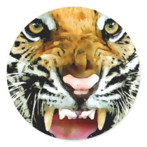 Eyes of Tiger Sticker