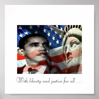 Liberty And Justice For All Posters | Zazzle