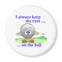 Eyes on the Ball magnets