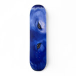 Eyes On You Blue Wolf Skateboard