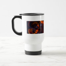 Eyes & Swirls – Amber & Indigo Delight Coffee Mug