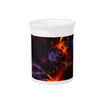 Eyes & Swirls – Amber & Indigo Delight pitchers
