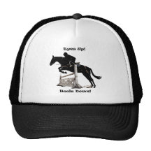 Eyes Up! Heels Down! Horse Trucker Hats
