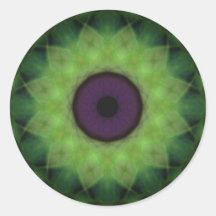 Eyesore Green Evil Eye Stickers