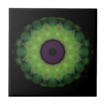 Eyesore Green Evil Eye Ceramic Tiles
