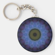 Eyesore Violet Blue Evil Eye Key Chain