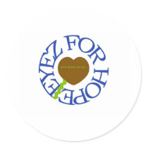 EYEZS FOR HOPE stickers