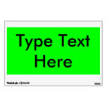 EZ-C Bright Green Temporary/Reusable Sign/ Wall Graphics
