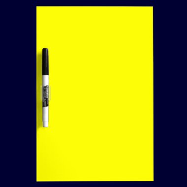 EZ-C Bright Yellow Dry Erase Board dry erase boards