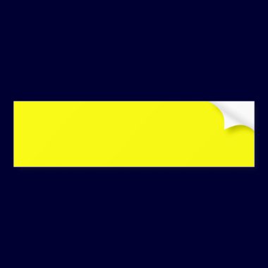 EZ-C Bright Yellow Sign Template/ bumper stickers