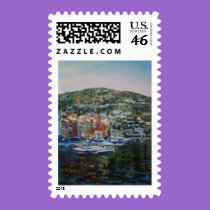 Eze, France stamps