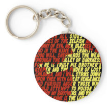 Ezekiel 25:17 keychain